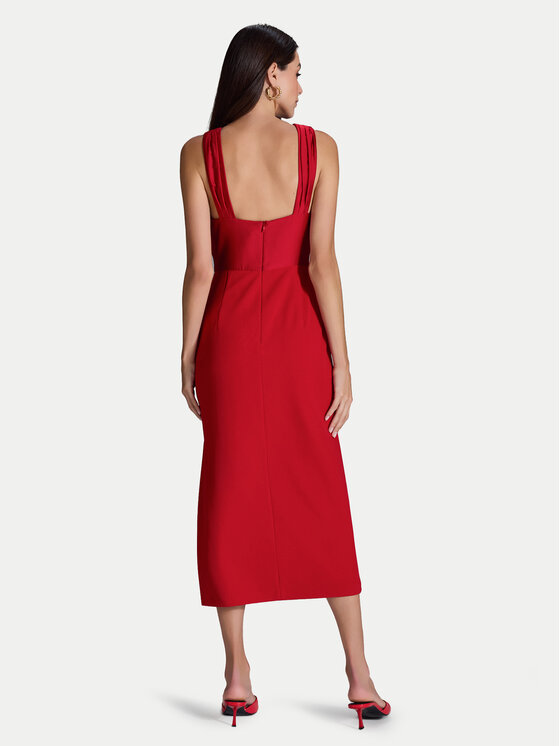 Swing Swing Rochie cocktail 5AI17900 Roșu Slim Fit