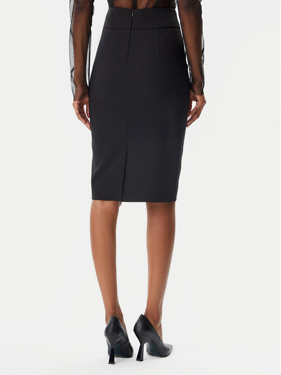 Rinascimento Rinascimento Gonna a matita CFC0122972003 Nero Regular Fit