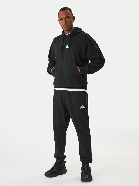 adidas adidas Bluza Essentials Feel Cozy JE3849 Czarny Regular Fit