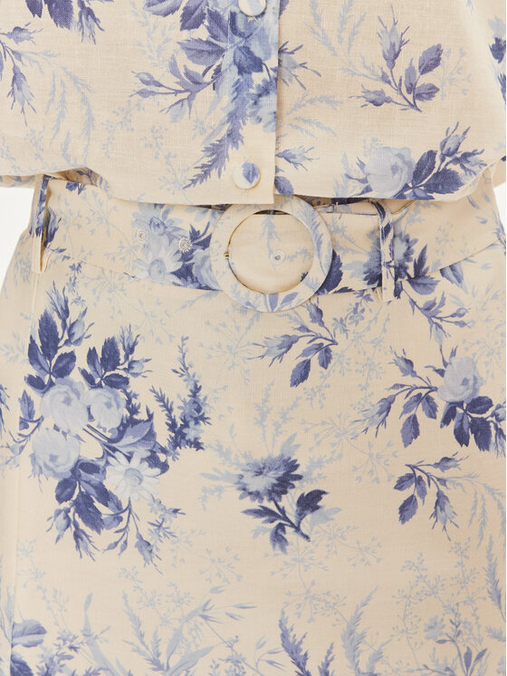 TWINSET TWINSET Пола тип молив 241TT2425 Екрю Regular Fit