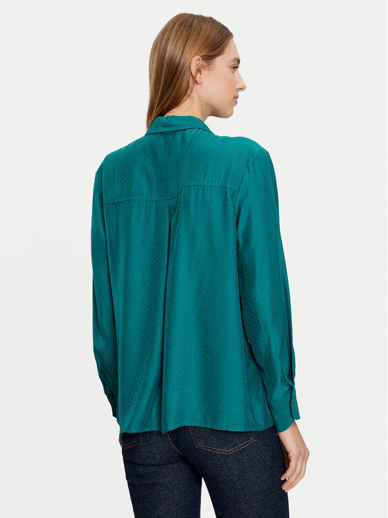 United Colors Of Benetton United Colors Of Benetton Srajca 56YUDQ09G Turkizna Regular Fit
