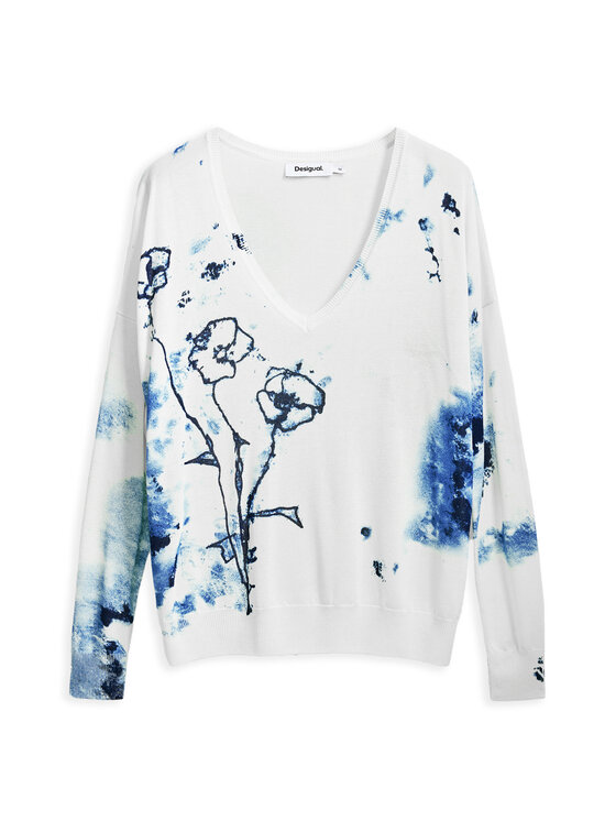 Desigual Desigual Sweter 25SWJF33 Écru Regular Fit