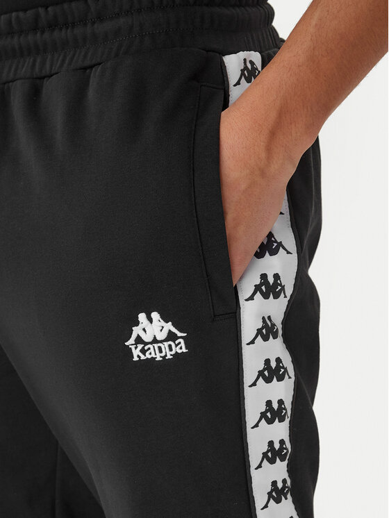 Kappa Kappa Sporta bikses Banda Alanz 3 321Y8FW Melns Comfort Fit