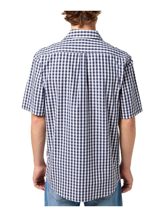 Wrangler Wrangler Koszula 112350566 Granatowy Regular Fit