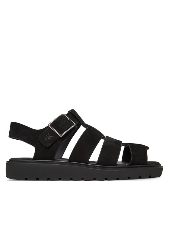 Sandale Calvin Klein Jeans Fisherman Hw Sandal Lth YW0YW01962 Negru
