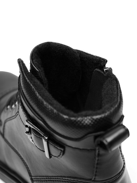 Lanetti Lanetti Schnürschuhe BENGAL-03 MBS Schwarz