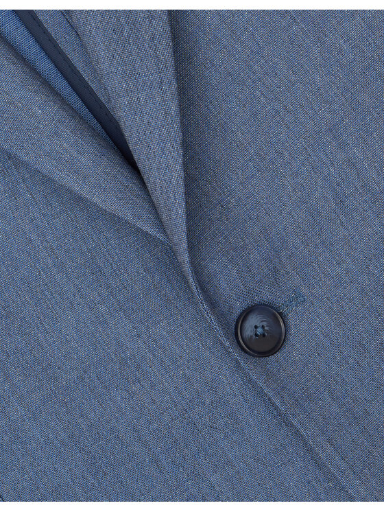 Borgio Borgio Marynarka teglio Niebieski Slim Fit