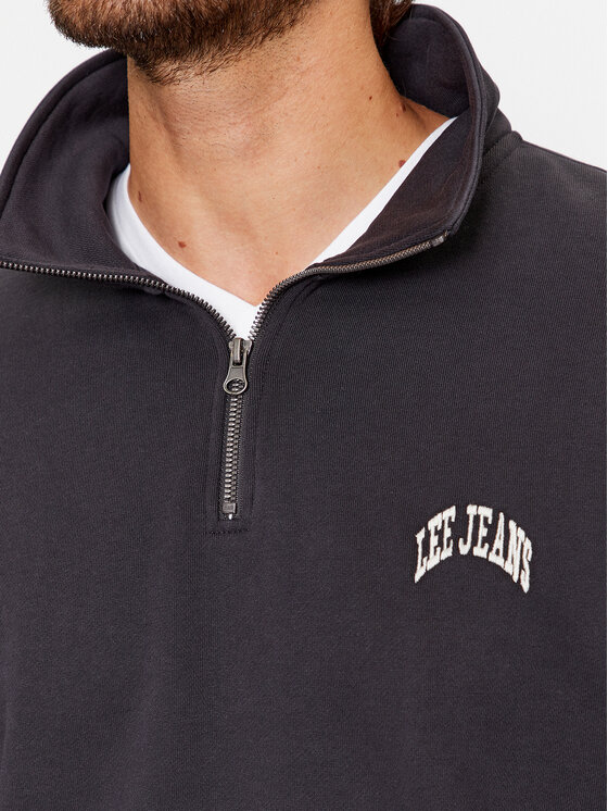 Lee Lee Pulover 112341671 Negru Relaxed Fit