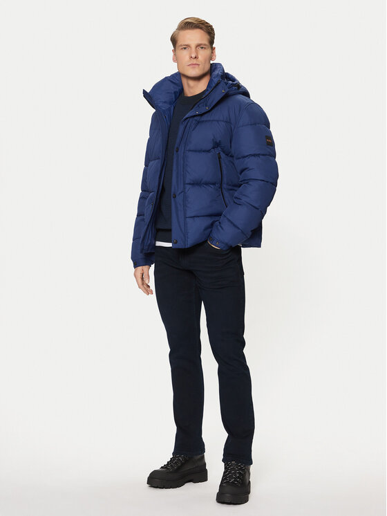 BOSS BOSS Зимно яке Omaris 50528573 Син Regular Fit