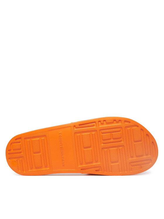 Tommy Hilfiger Tommy Hilfiger Şlapi Th Script Pool Slide FW0FW09286 Portocaliu