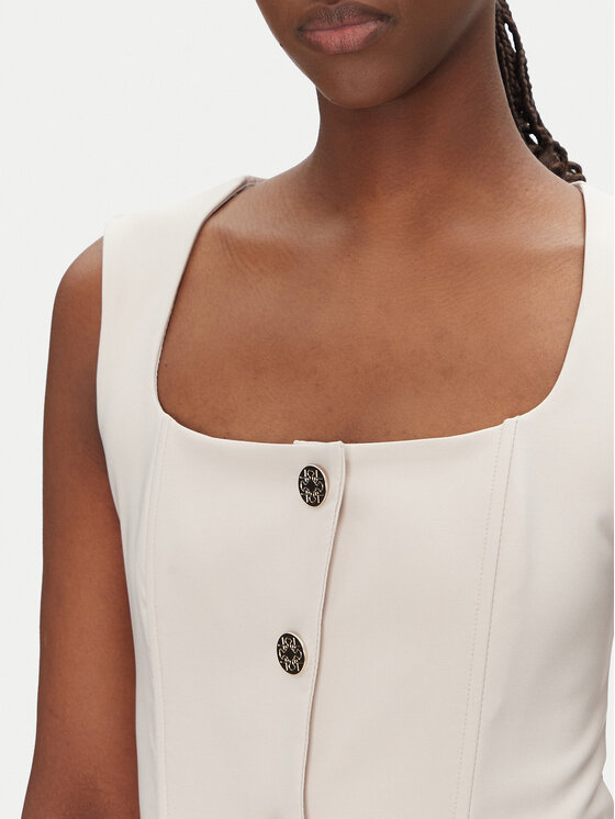 Rinascimento Rinascimento Rochie cocktail CFC0124908003 Bej Regular Fit