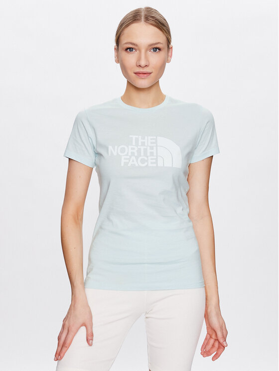 The North Face Tričko Easy NF0A4T1Q Modrá Regular Fit