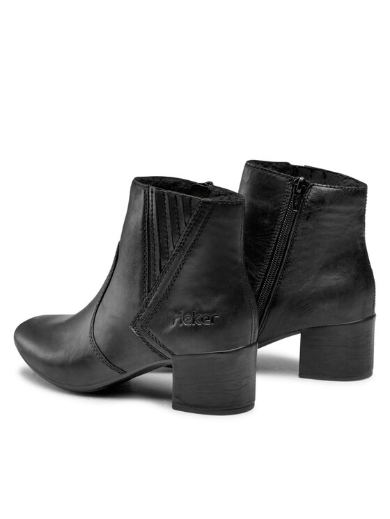 Rieker Rieker Μποτάκια 70250-00 Μαύρο