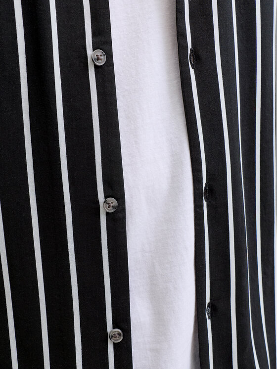 Jack & Jones Jack & Jones Риза Jeff 12288853 Черен Relaxed Fit