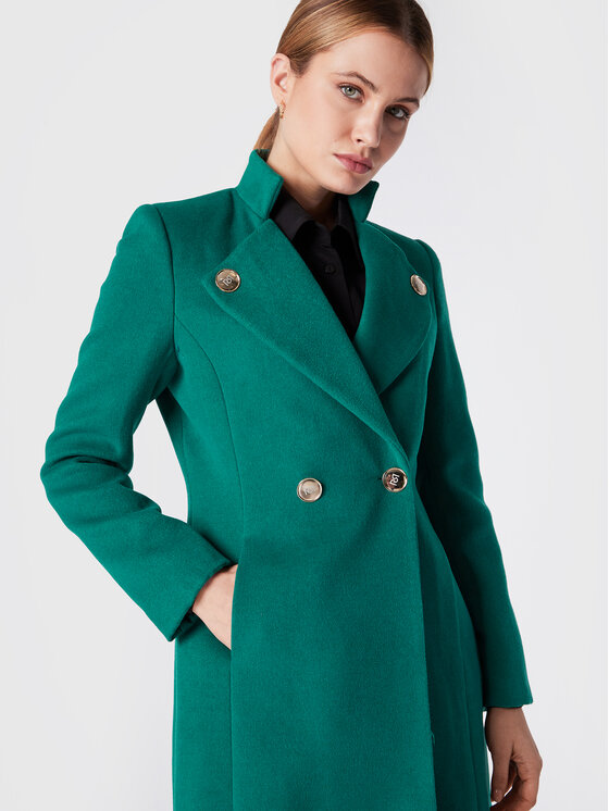 Rinascimento Rinascimento Kevad-sügis mantel CFC0110518003 Roheline Regular Fit