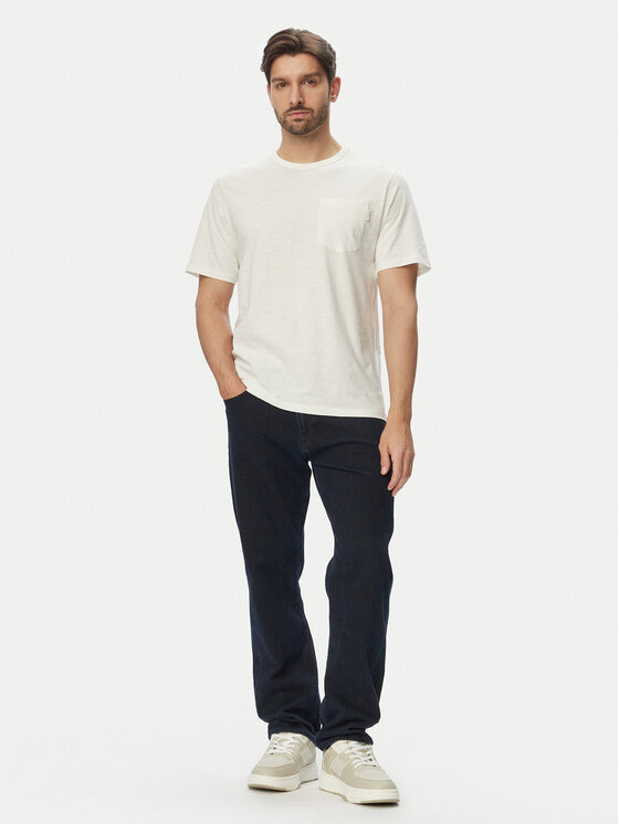 Jack & Jones Jack & Jones Тишърт Cassis 12295066 Кремав Regular Fit