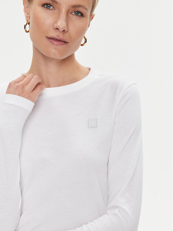 Calvin Klein Jeans Calvin Klein Jeans Μπλουζάκι Embro Badge J20J222884 Λευκό Regular Fit