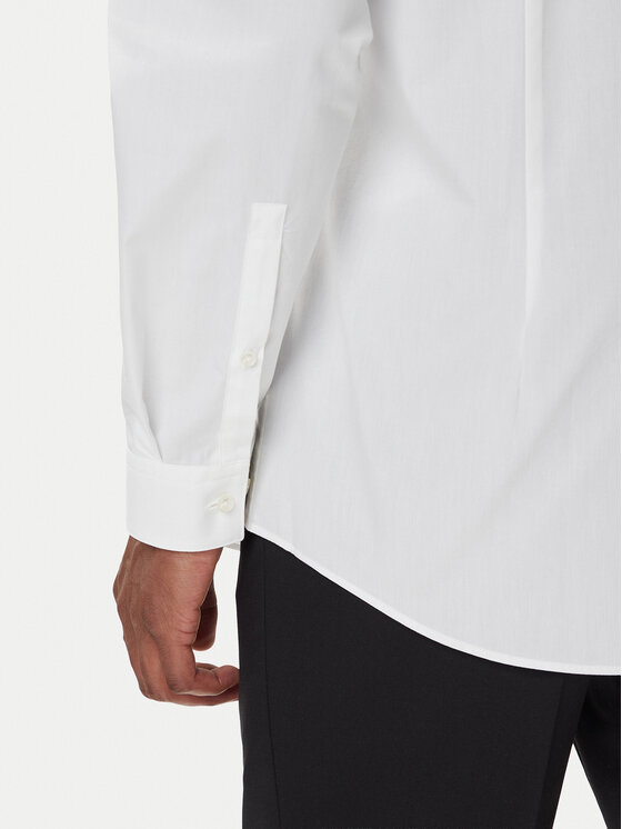 HUGO HUGO Košile Kaleb 50551253 Bílá Slim Fit