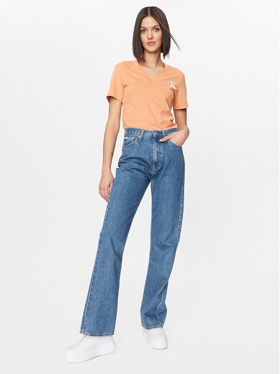 Calvin Klein Jeans Calvin Klein Jeans T-Shirt J20J221429 Orange Regular Fit