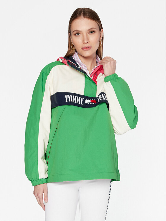Tommy Jeans Geacă fără fermoar Chicago DW0DW15343 Colorat Relaxed Fit Chicago imagine noua