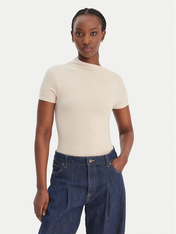 Guess Guess Blusa W6RP16 KD012 Beige Regular Fit