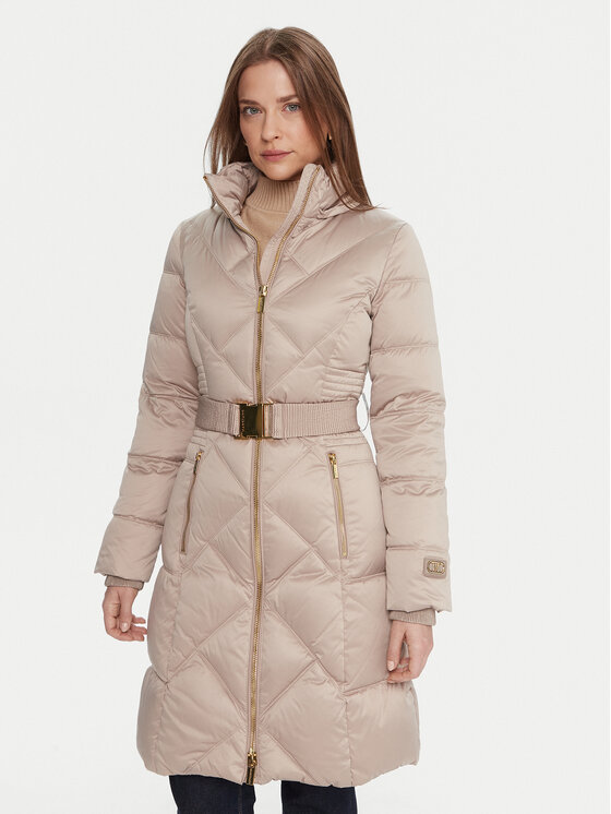 Marciano Guess Marciano Guess Cappotto invernale 5BGL38 7374A Écru Regular Fit