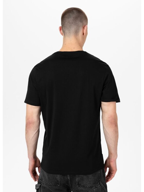 PITBULL PITBULL T-Shirt SMALL LOGO Czarny Regular Fit