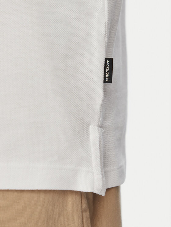 Jack & Jones Jack & Jones Polo Weston 12297755 Biały Regular Fit