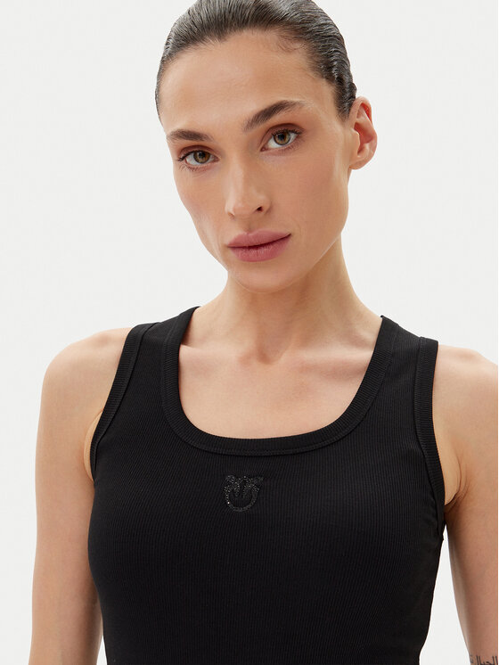 PINKO PINKO Felső 100807 A2OF Fekete Regular Fit