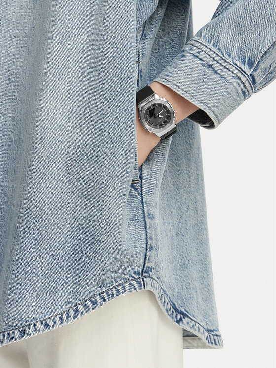 G-Shock G-Shock Часовник Octagon GM-S2110-1A1ER Черен