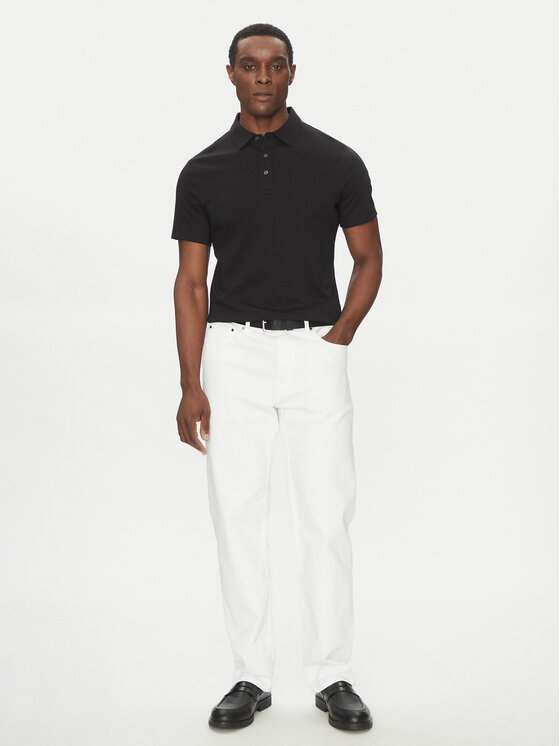 Michael Kors Michael Kors Blugi CS5900K0UK Alb Straight Fit