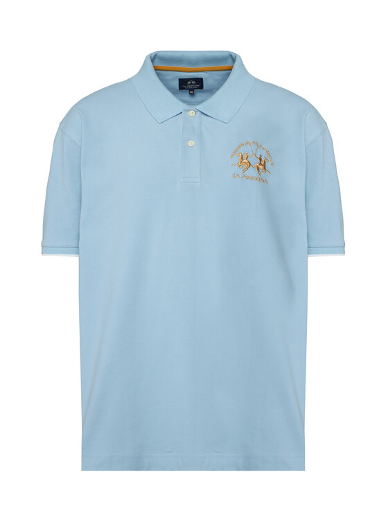 La Martina La Martina Поло CCMP01 PK001 Блакитний Regular Fit