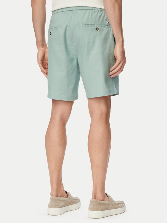 Tommy Hilfiger Tommy Hilfiger Stoffshorts Dover MW0MW44353 Hellgrün Regular Fit