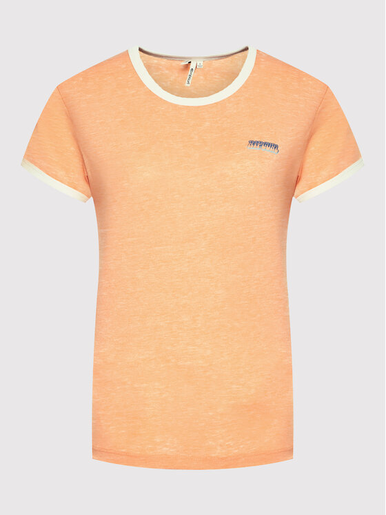 Rip Curl Rip Curl T-Shirt Surf Revival Ringer GTERC5 Pomarańczowy Regular Fit