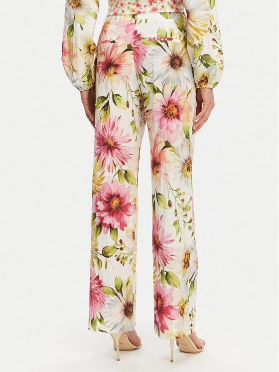 Guess Guess Pantaloni din material W5GB46 WG4G0 Colorat Regular Fit