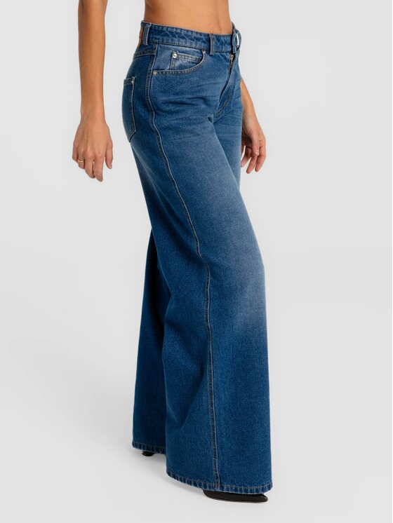 MANDRAGORA MANDRAGORA Pantaloni da donna Savio Blu scuro Standard Fit