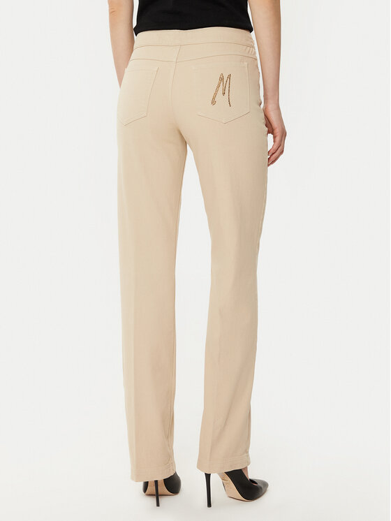 Marciano Guess Marciano Guess Kalhoty z materiálu 4BGA02 7173A Béžová Regular Fit