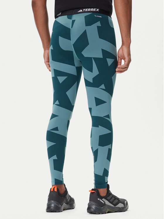 adidas adidas Termoaktīva apģērba apakšdaļa Multi Synthetic Base Layer JP2757 Zaļš Slim Fit