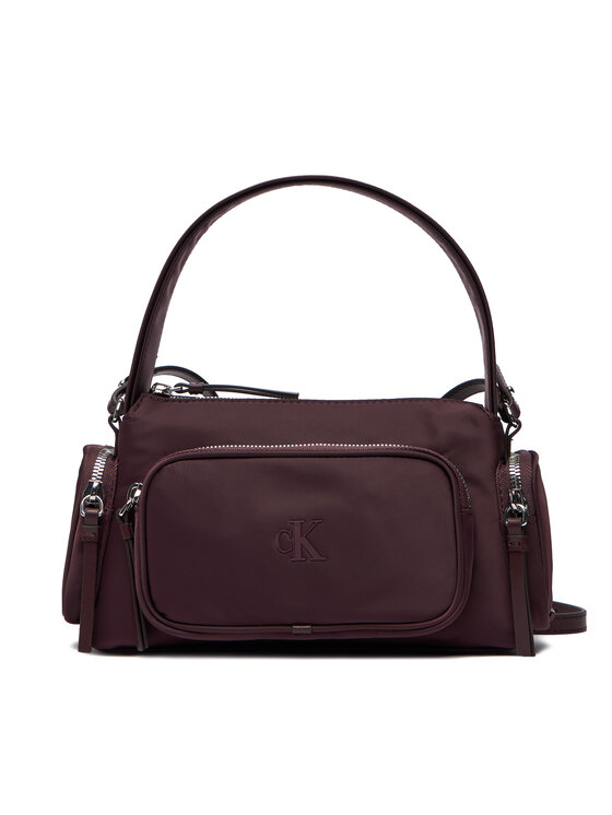 Calvin Klein Calvin Klein Kabelka Pocket Nylon Bag W/ Strap LV04F3132G Bordó