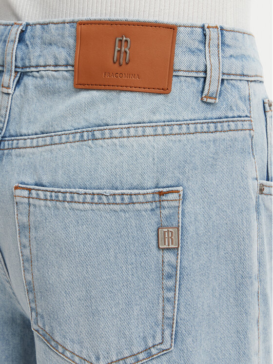 Fracomina Fracomina Jeans FP26SV3015D47103 Blau Wide Leg