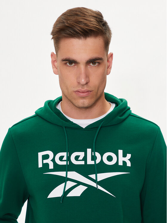Reebok Суитшърт Identity Big Logo 100076427 Зелен Regular Fit | Modivo.bg