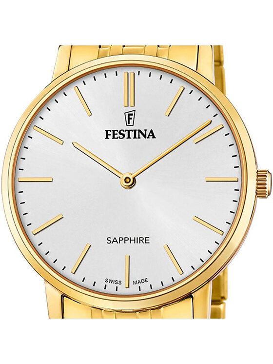 Festina Festina Zegarek F20046-2 Złoty