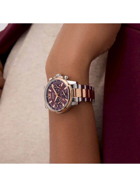 Guess Guess Hodinky GW0933L Růžové zlato