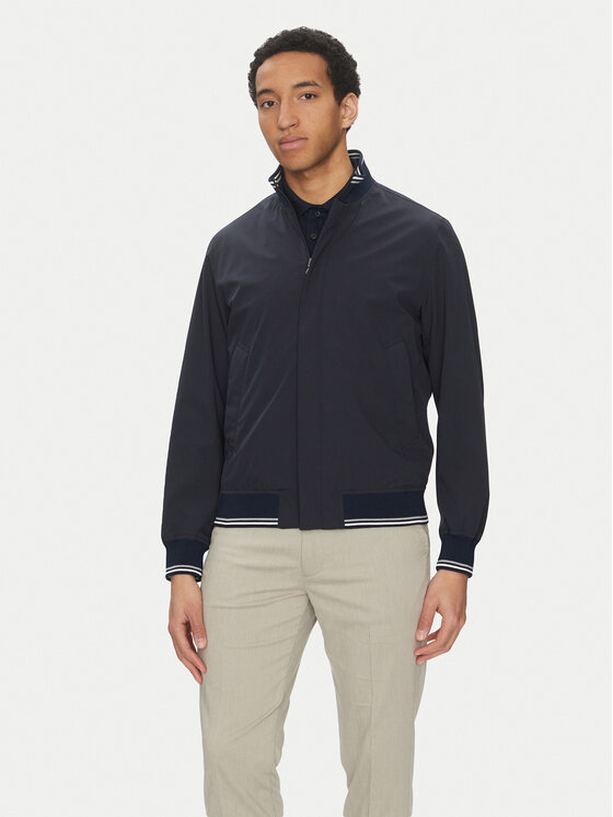 Paul&Shark Bundy bomber 25412050 Tmavomodrá Regular Fit