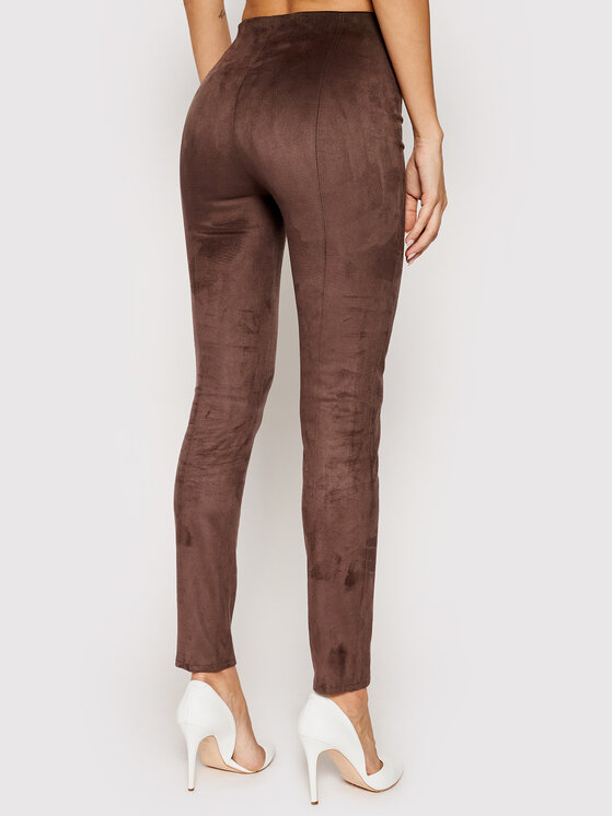 Guess Guess Pajkice Maya W1YB90 WE0L0 Rjava Slim Fit
