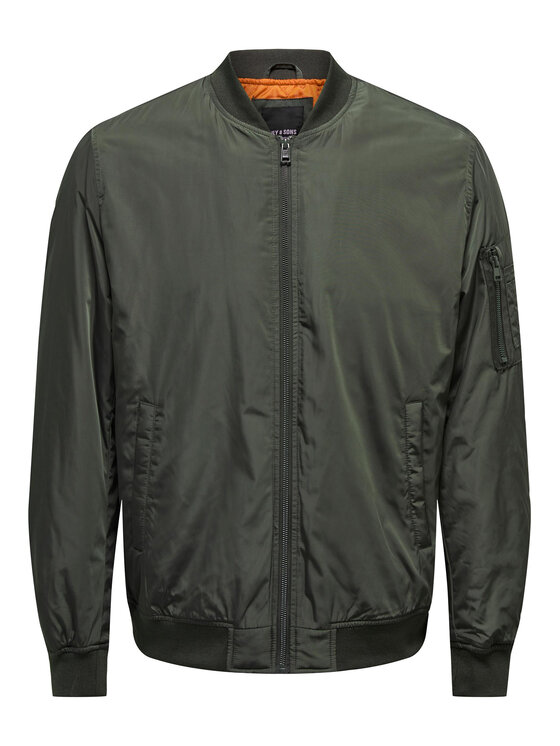 Only & Sons Only & Sons Μπόμπερ μπουφάν Joshua 22023287 Χακί Regular Fit