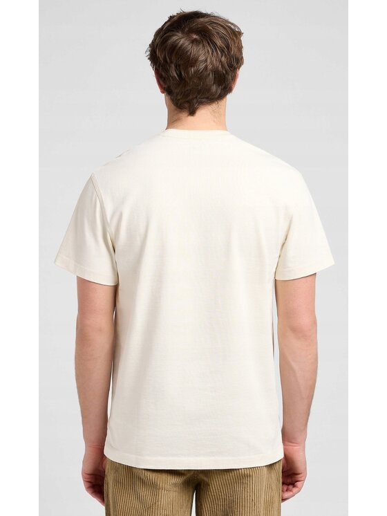 Lee Lee T-Shirt WW Pocket Tee Biały Relaxed Fit