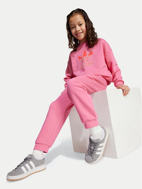 adidas adidas Trenirka JY1152 Roza Loose Fit