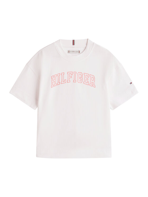 Tommy Hilfiger Tommy Hilfiger Póló KG0KG09523 Fehér Regular Fit