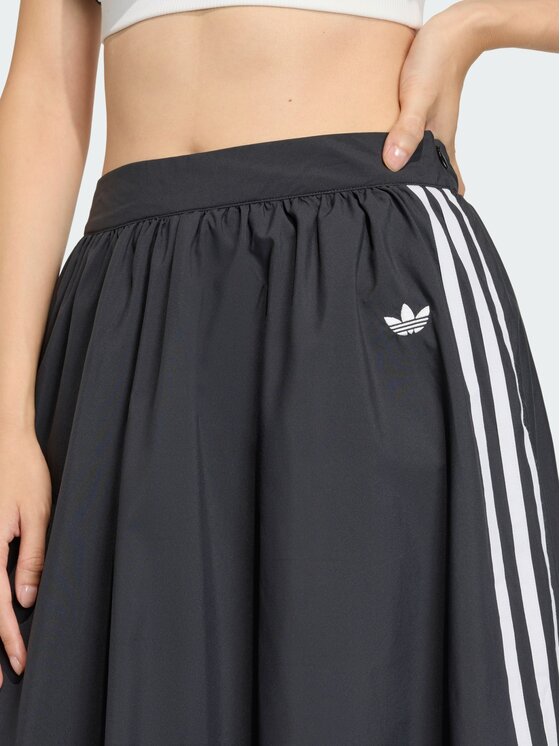 adidas adidas Spódnica maxi Baloon Czarny Loose Fit